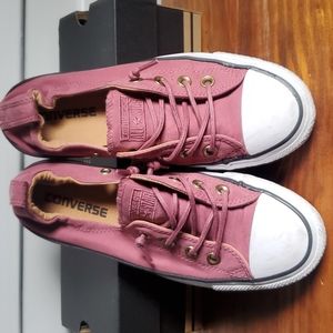 Converse Slip On Maroon Sneakers, Size 7